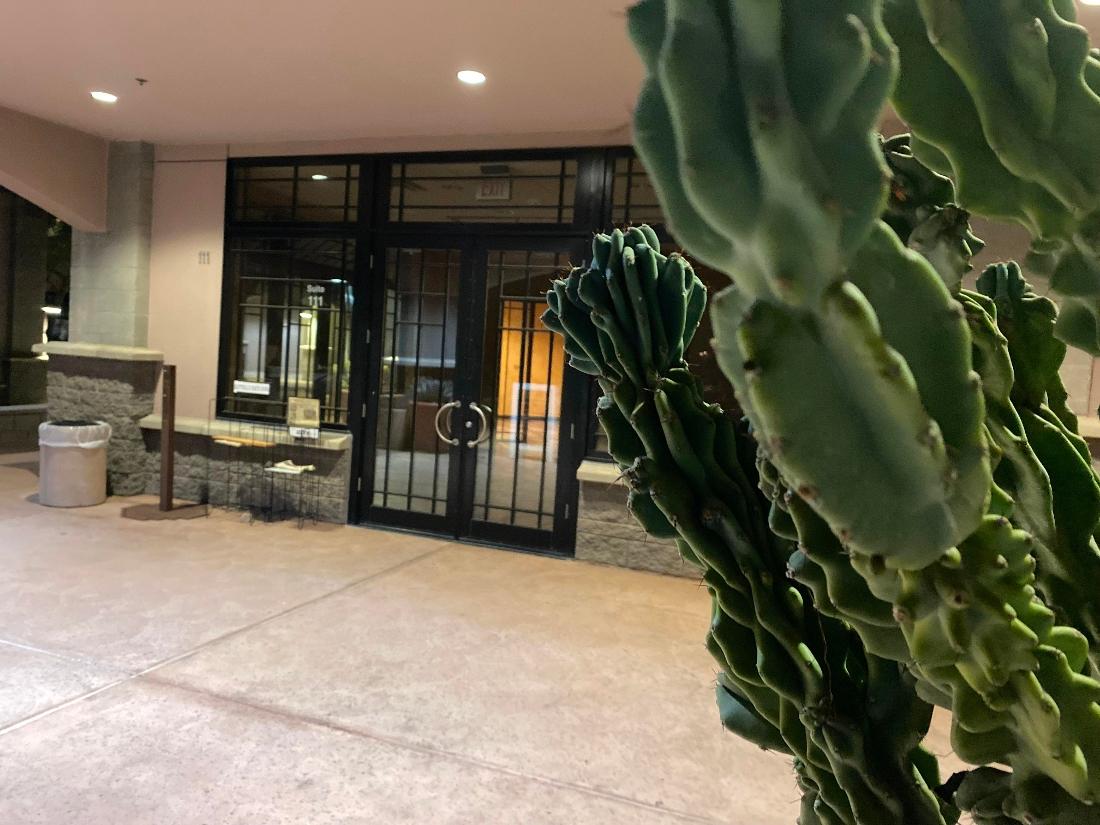 Office front door